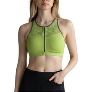VSX Green Sports Bra with Y-Back Design 34D